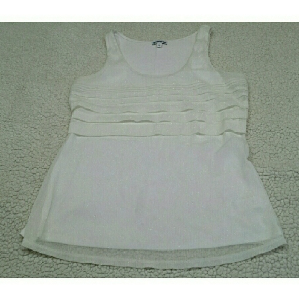 Express sleeveless white blouse size s - Picture 1 of 4